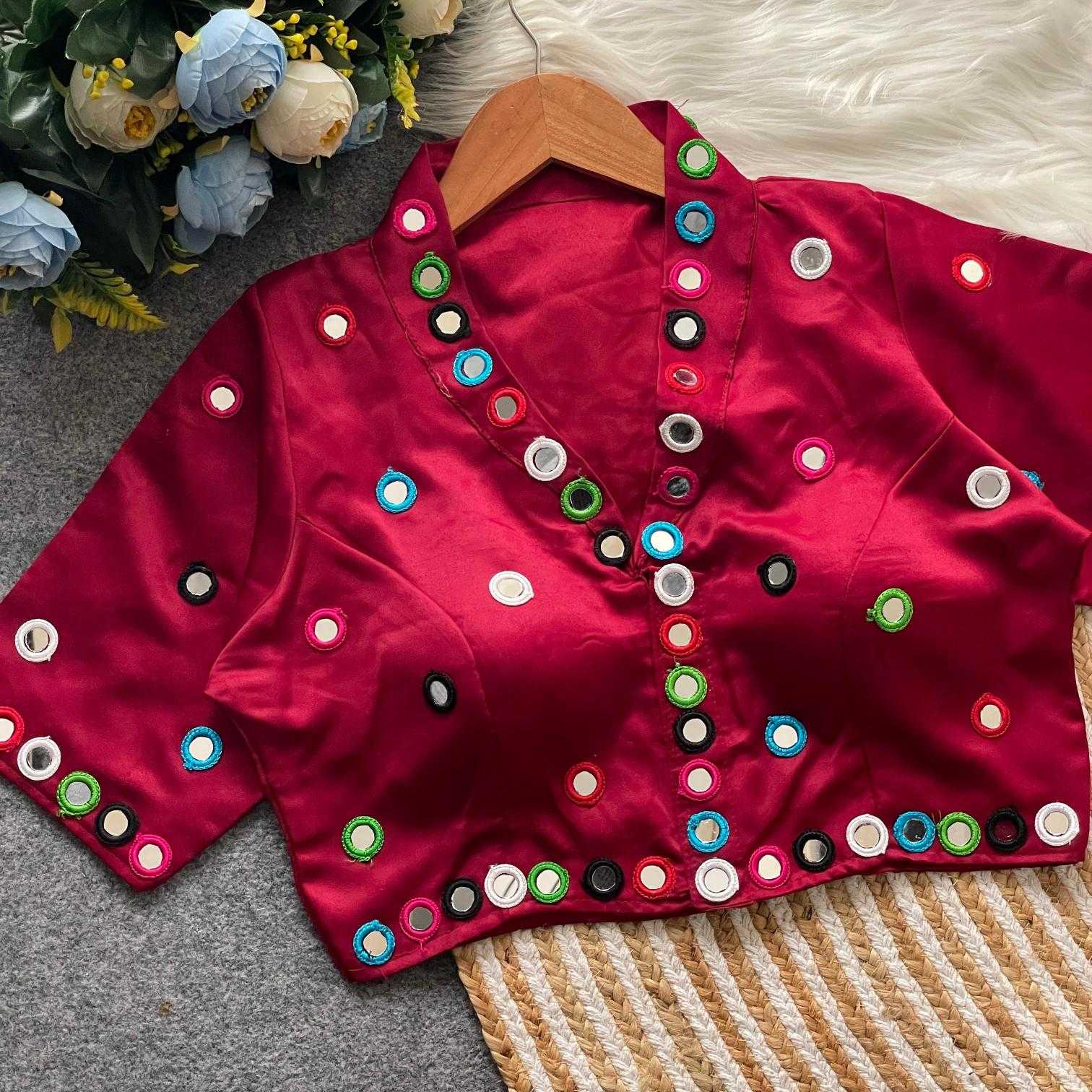 YNF Wholesale Satin Silk Blouse KESH411 SANTARA | Surat Manufacturer