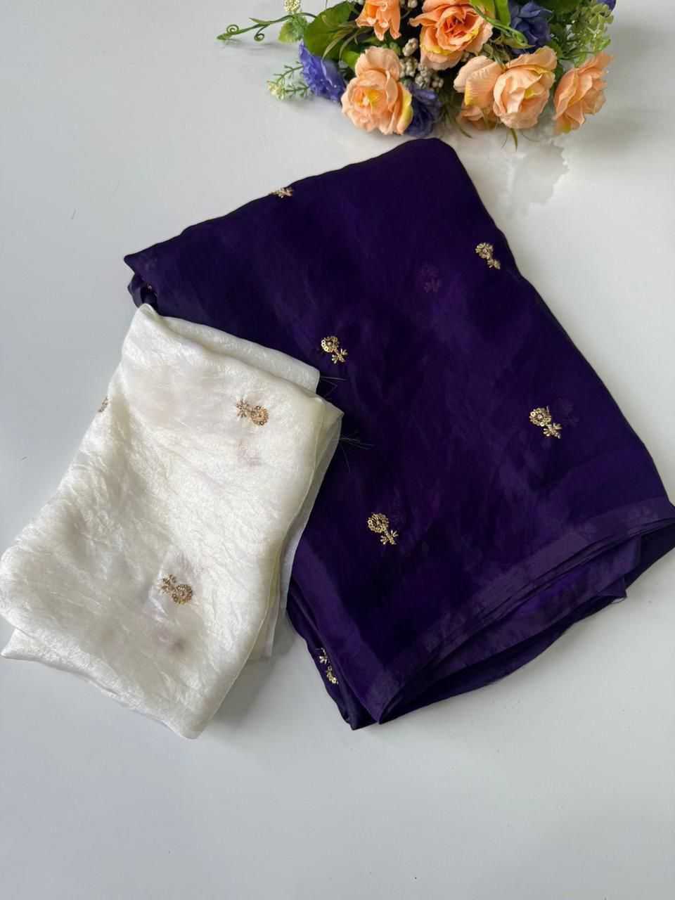 YNF Wholesale Satin Silk Sequence Sarees KESH547 Dual Shad | Surat Manufacturer