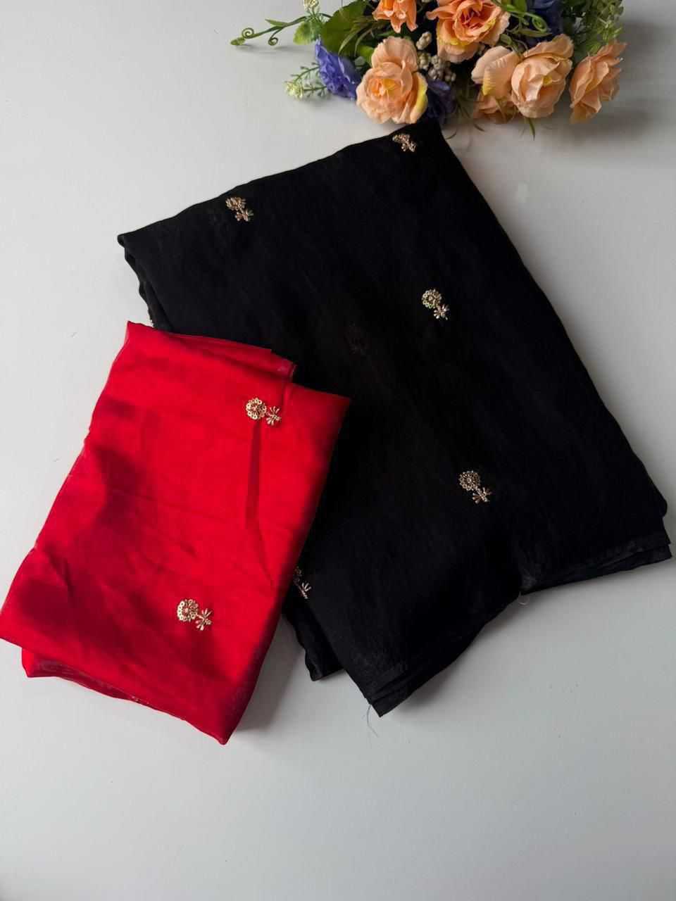 YNF Wholesale Satin Silk Sequence Sarees KESH547 Dual Shad | Surat Manufacturer