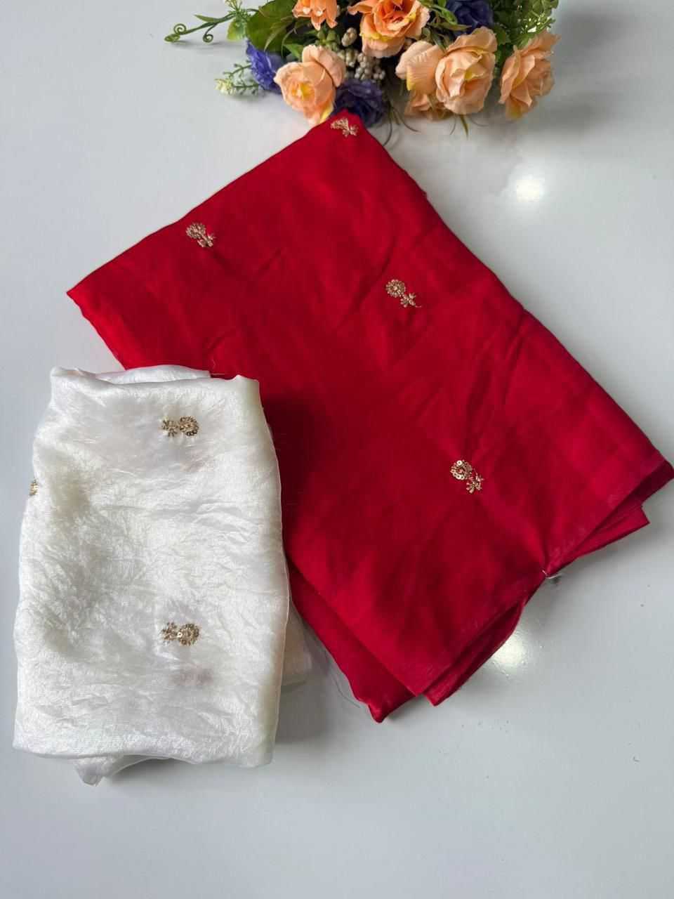 YNF Wholesale Satin Silk Sequence Sarees KESH547 Dual Shad | Surat Manufacturer
