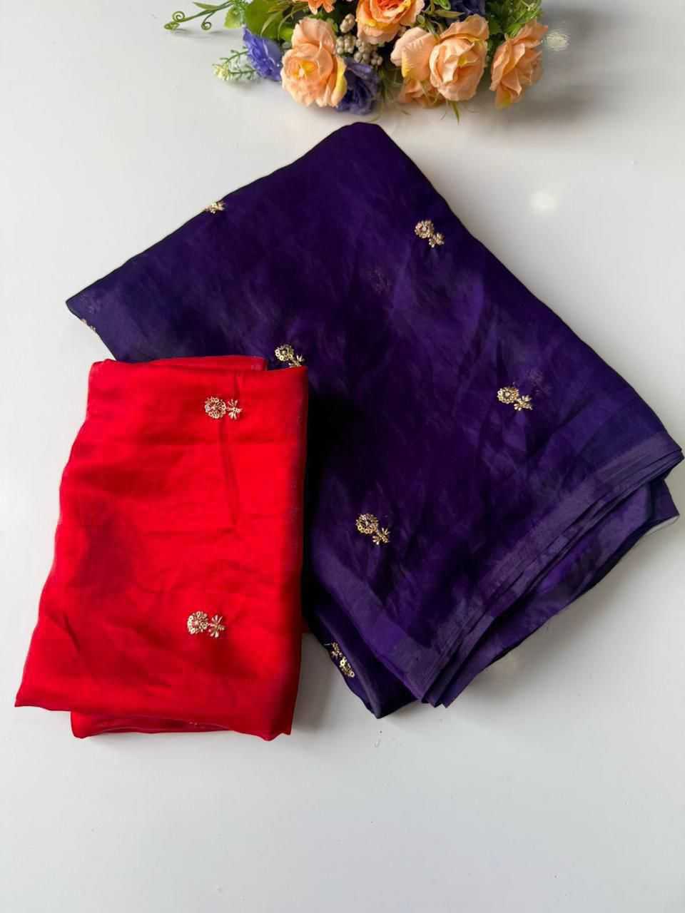 YNF Wholesale Satin Silk Sequence Sarees KESH547 Dual Shad | Surat Manufacturer