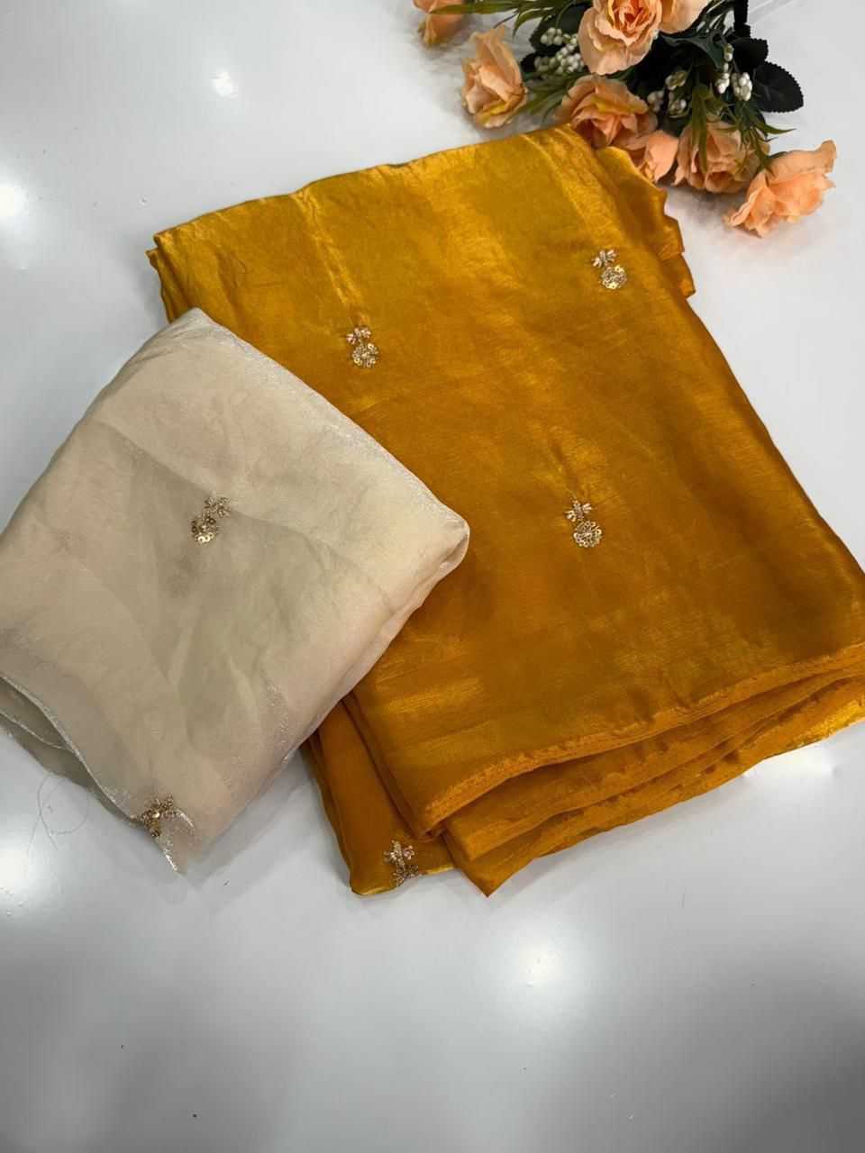 YNF Wholesale Satin Silk Sequence Sarees KESH547 Dual Shad | Surat Manufacturer