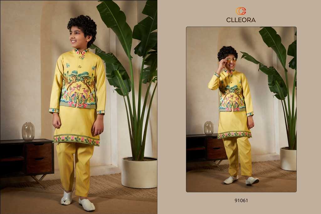 YNF Wholesale Silk Viscose Kids Traditional Outfits KESH481 CLLEORA ROYAL 91061 | Surat Manufacturer