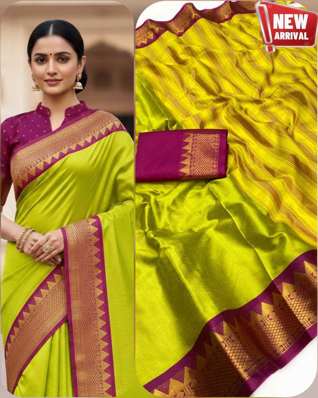 YNF Wholesale Soft Cotton Silk Cotton Sarees KESH554 TRISHUL | Surat Manufacturer