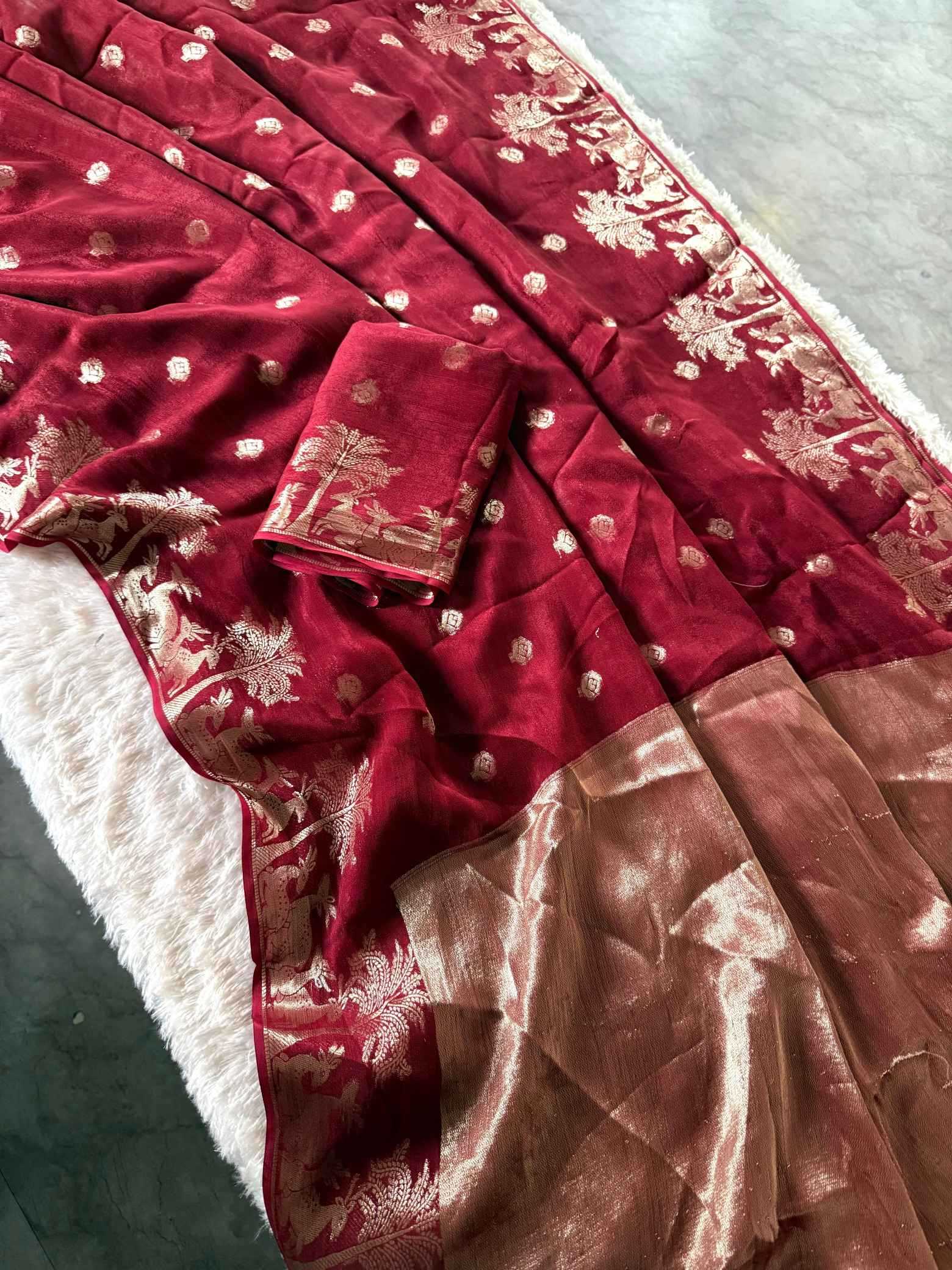 YNF Wholesale Viscose Designer Sarees KESH676 GAJERA | Surat Manufacturer
