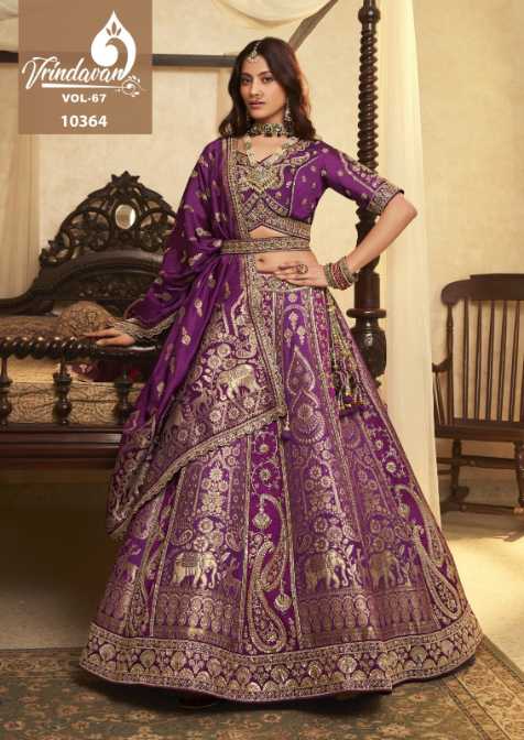 YNF Wholesale Zari Silk Silk Lehenga KESH530 ROYAL VRINDAVAN VOL-67 10359 | Surat Manufacturer