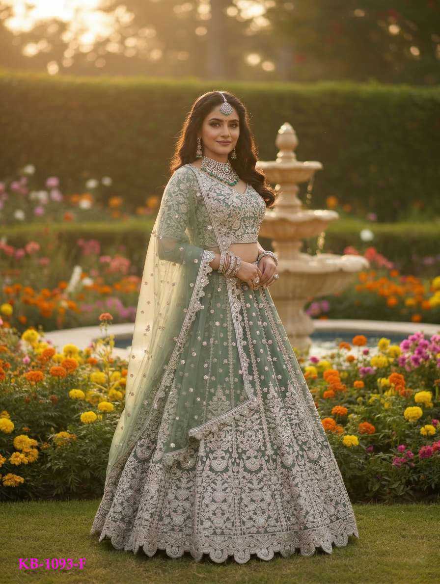 YNF Wholesale Butterfly Net Embroidered Lehenga KESH630 1093 | Surat Manufacturer