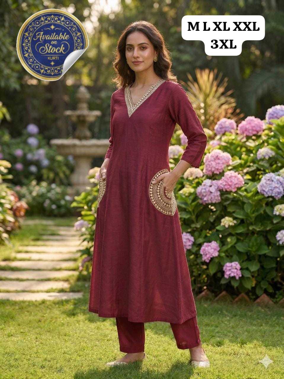 YNF Wholesale Chanderi Silk Co-ord Set KESH736 0254 | Surat Manufacturer