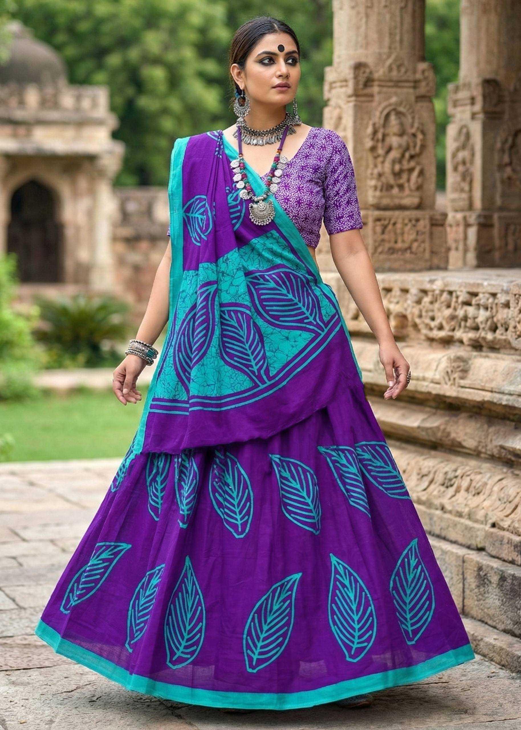 YNF Wholesale Cotton Printed Sarees RIN229 Morden | Surat Manufacturer