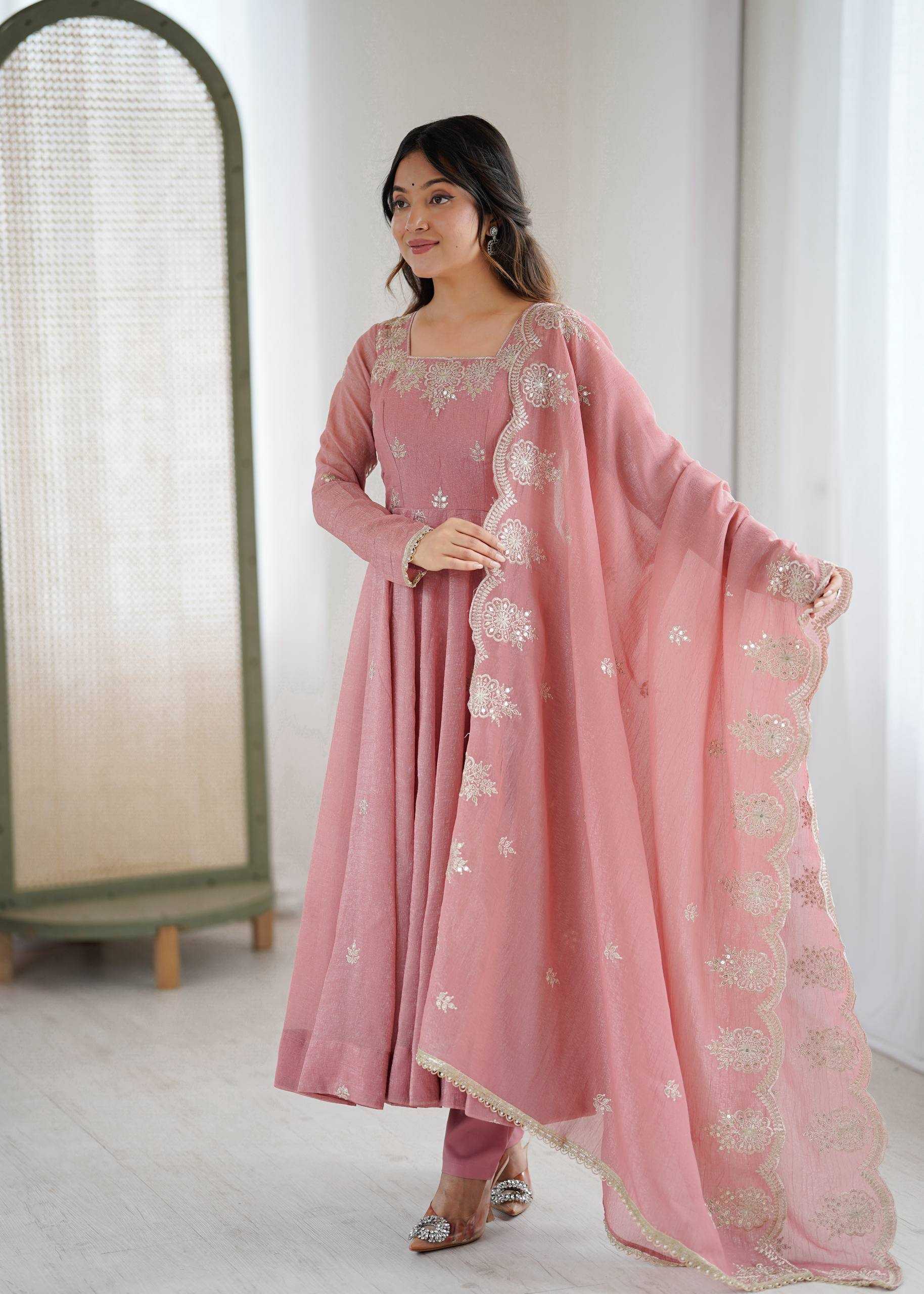 YNF Wholesale Crunchi Anarkali Gown KESH499 5011 | Surat Manufacturer