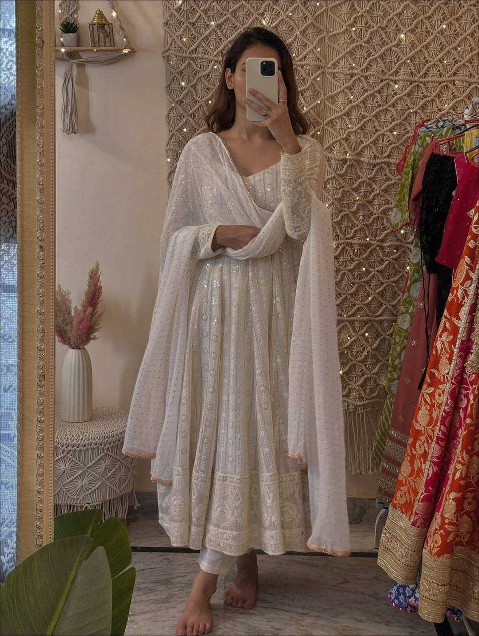 YNF Wholesale Faux Blooming Anarkali Gown KESH104 TD-6101 | Surat Manufacturer