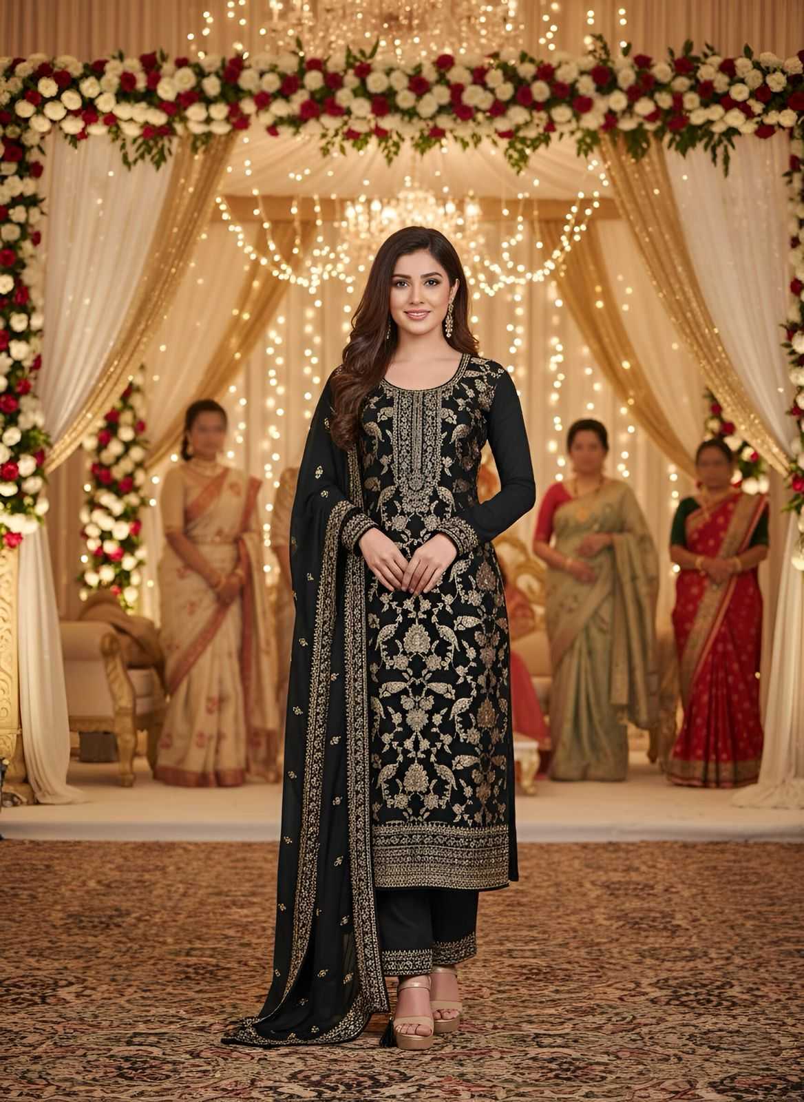 YNF Wholesale Jacquard Unstitched Suits RIN236 1306 | Surat Manufacturer