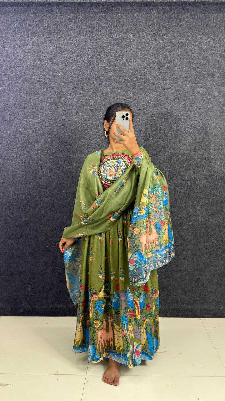 YNF Wholesale Muslin Printed Gowns KESH103 ANIMAL | Surat Manufacturer