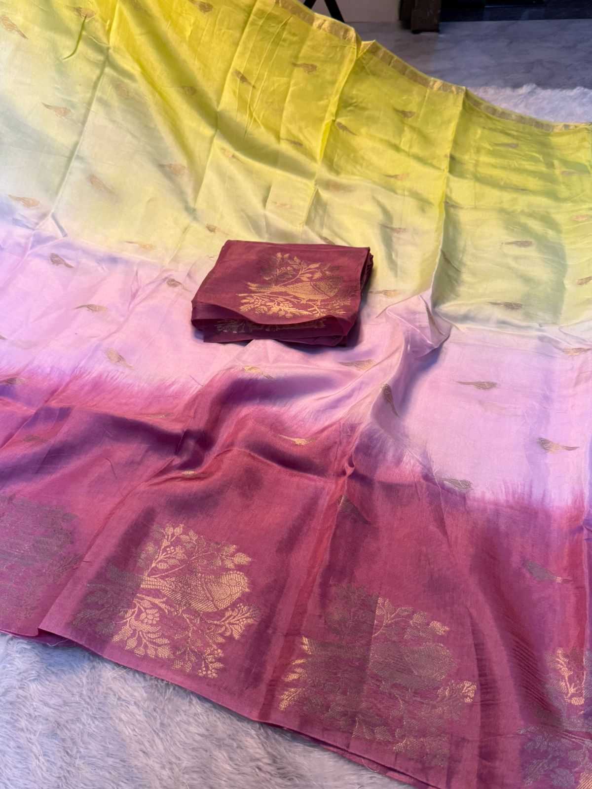 YNF Wholesale Muslin Silk Muslin Silk Saree KESH671 Mahjabeen | Surat Manufacturer