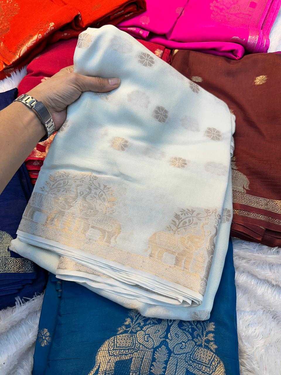 YNF Wholesale Muslin Silk Traditional Silk Sarees KESH671 Saumya | Surat Manufacturer