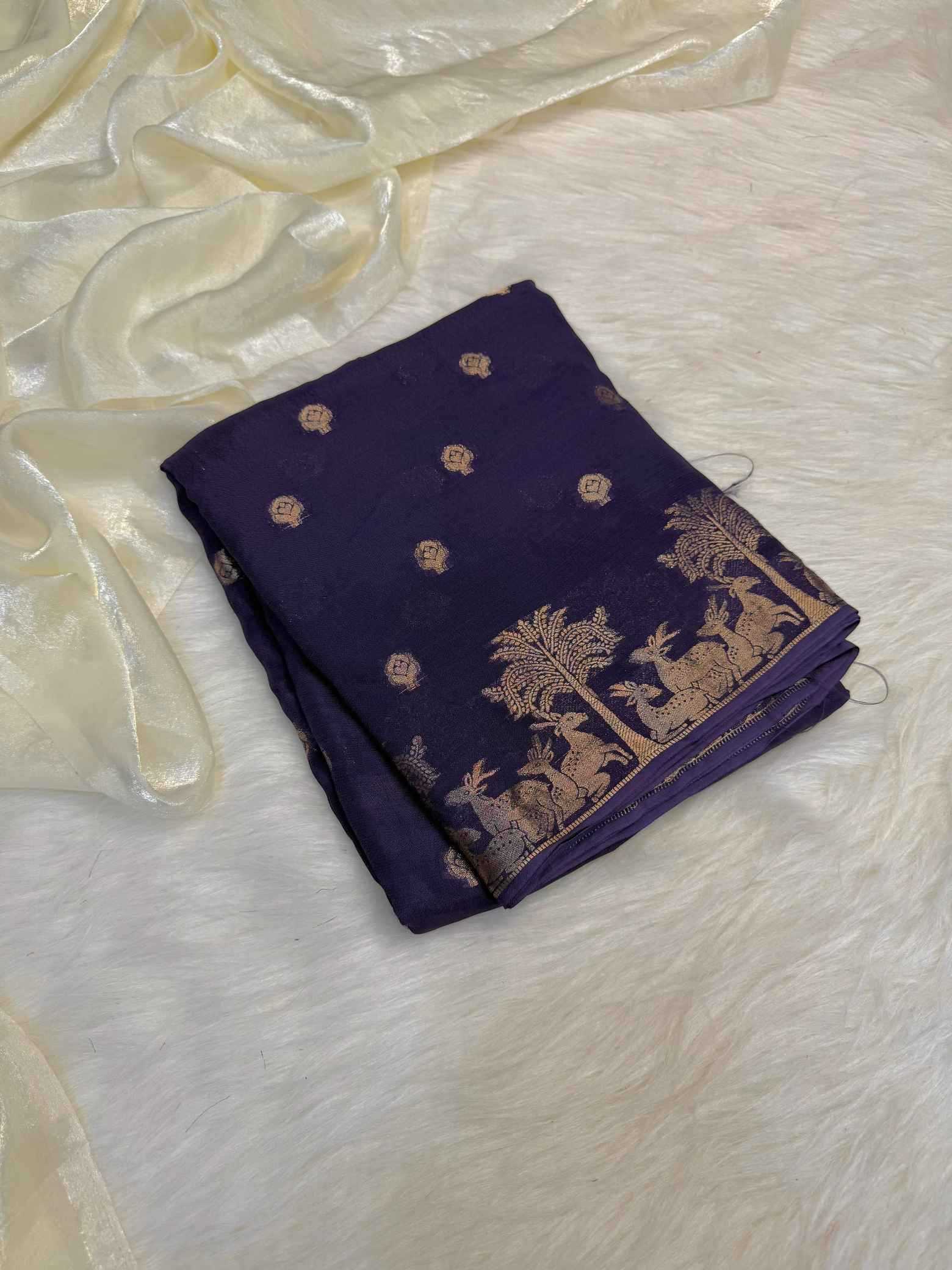 YNF Wholesale Muslin Silk Muslin Silk Saree KESH676 Aamra | Surat Manufacturer