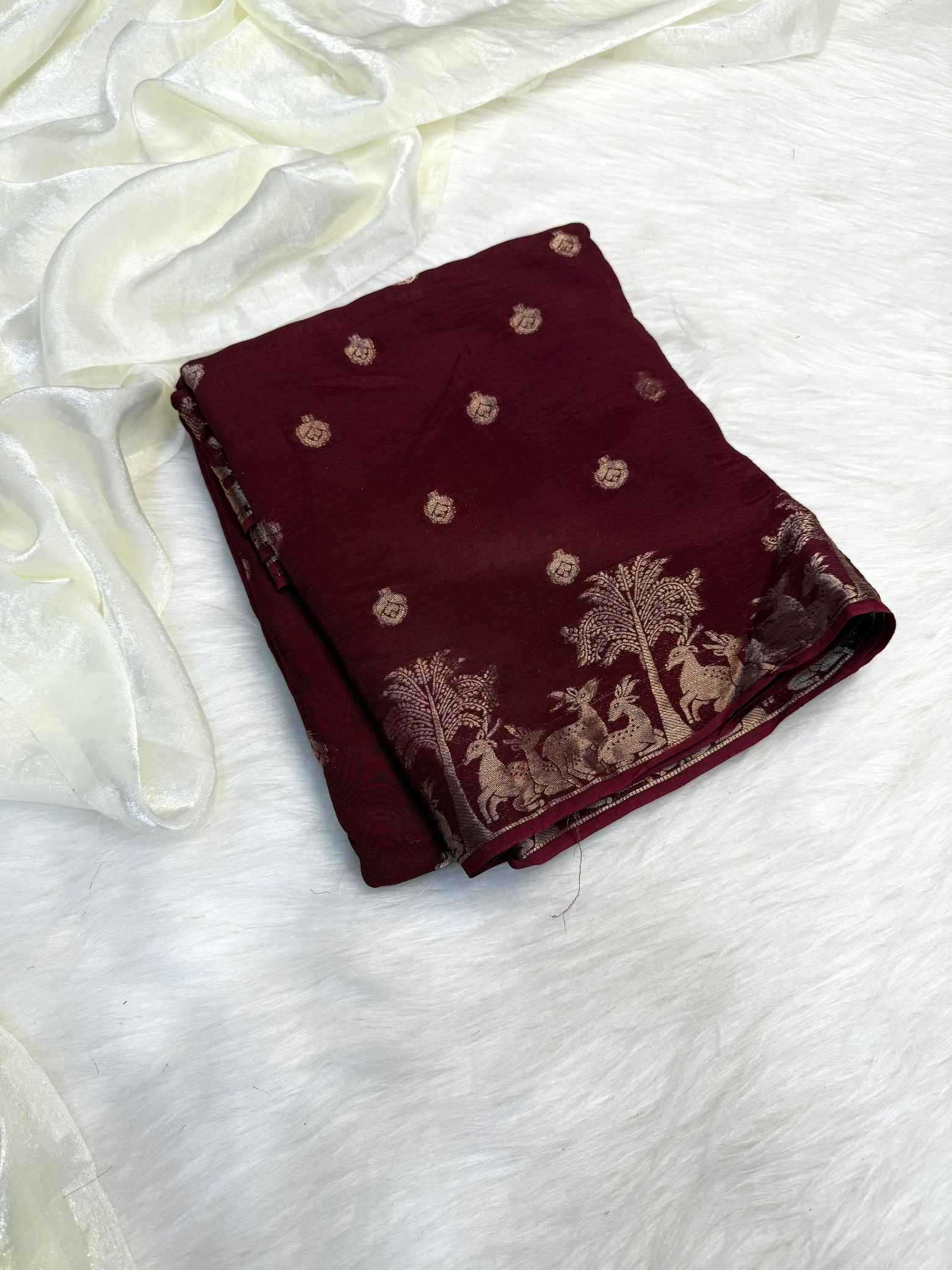 YNF Wholesale Muslin Silk Muslin Silk Saree KESH676 Aamra | Surat Manufacturer