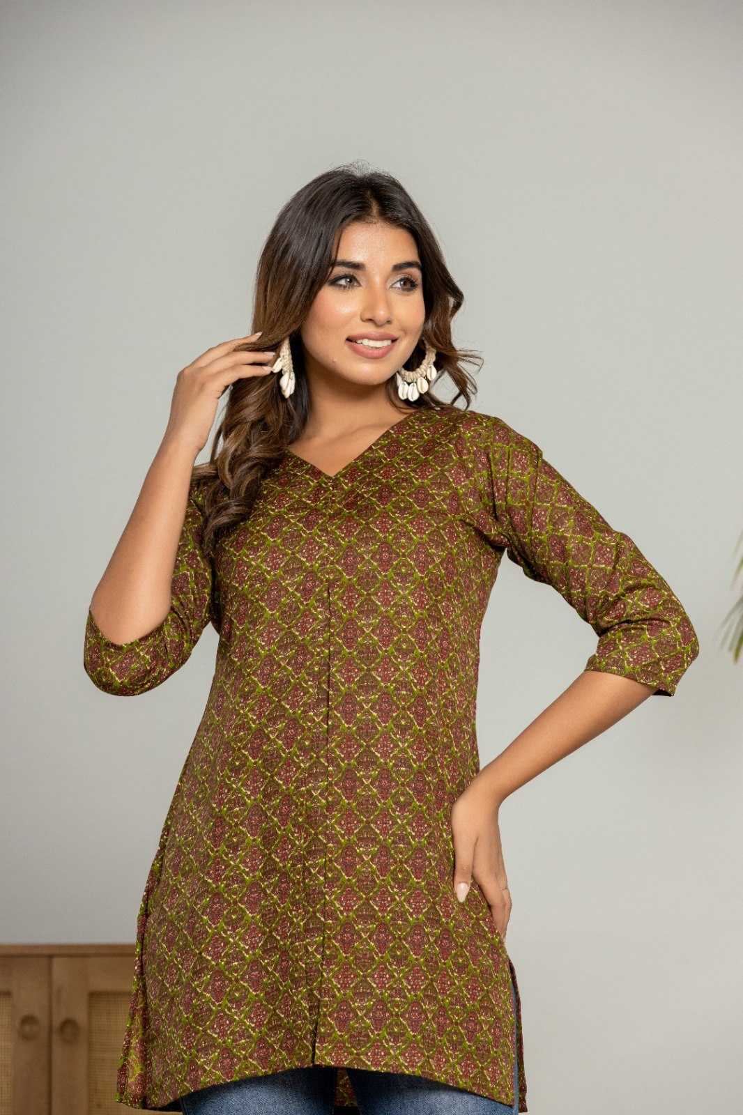 YNF Wholesale Poly Rayon Tops KESH738 Mustard | Surat Manufacturer