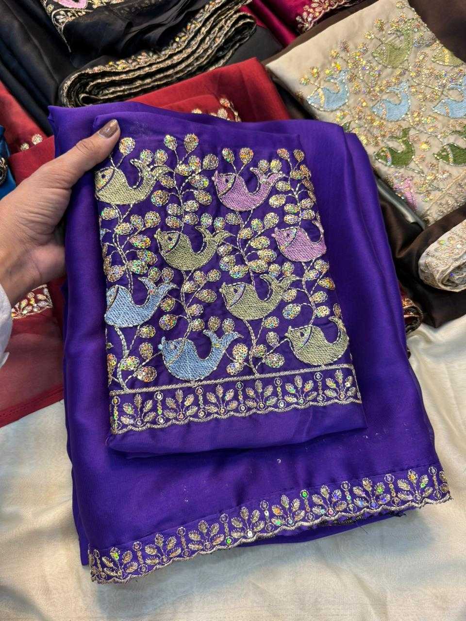 YNF Wholesale Rangoli Silk Embroidered Sarees KESH691 142 | Surat Manufacturer