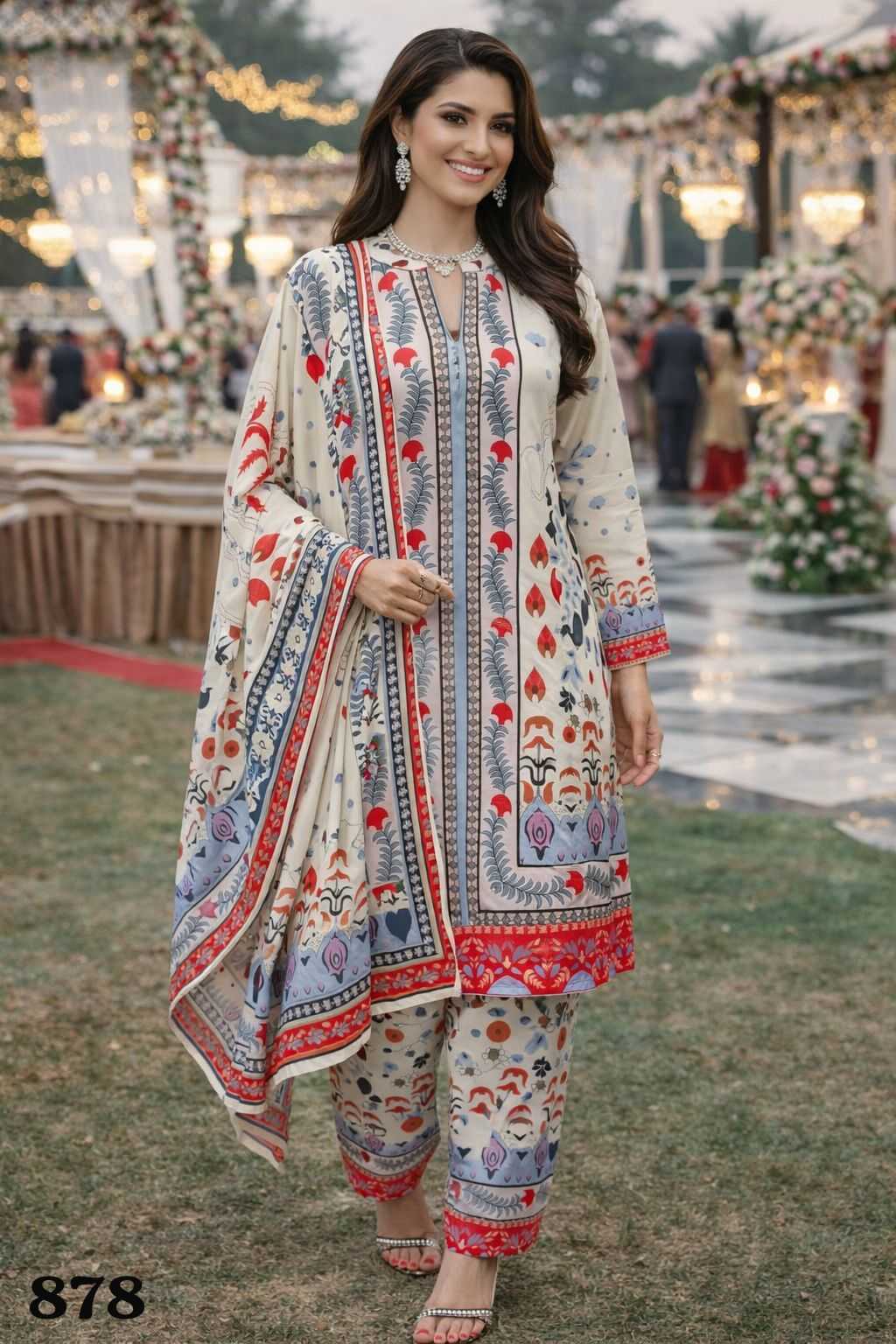 YNF Wholesale Reyon Cotton Dresses KESH481 MRUDANGI MEENA VOL-2 877 | Surat Manufacturer