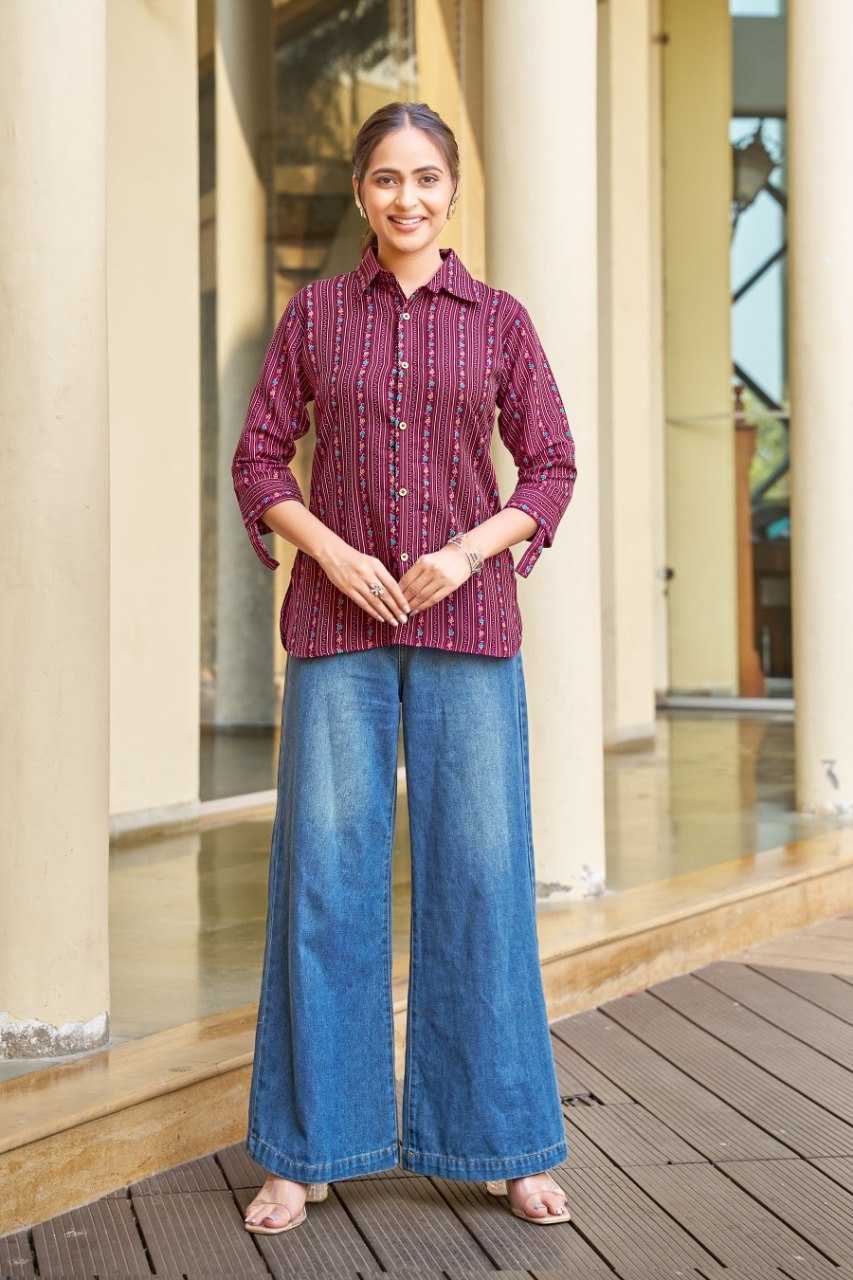 YNF Wholesale Reyon Cotton Slub Reyon Women Shirts KESH102 DD08 | Surat Manufacturer