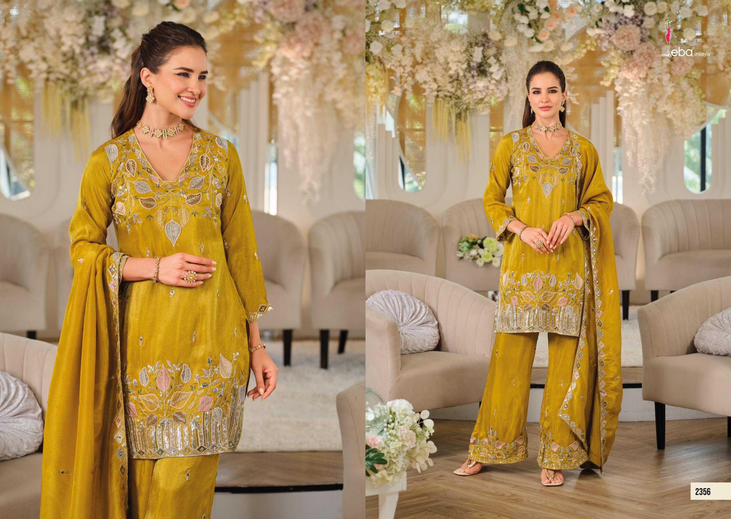 YNF Wholesale Shimmer silk Indo Western Dresses KESH677 Zeenat | Surat Manufacturer