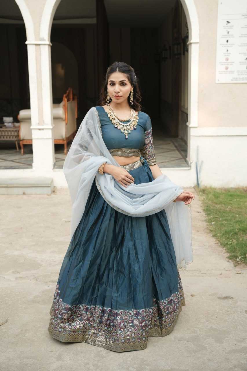 YNF Wholesale Shimmer silk Wedding Lehenga RIN119 8134 | Surat Manufacturer