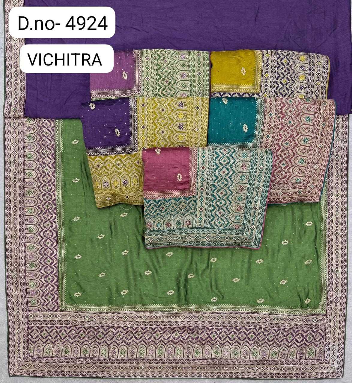 YNF Wholesale Vichitra Silk Zari Border Silk Sarees KESH114 4924 | Surat Manufacturer