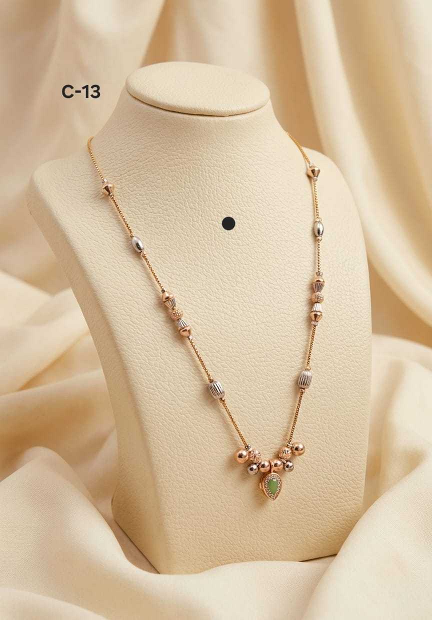 YNF Wholesale Alloy Chain Pendant Set KESH193 209 | Surat Manufacturer
