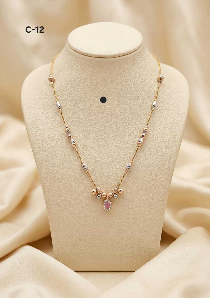 YNF Wholesale Alloy Chain Pendant Set KESH193 209 | Surat Manufacturer
