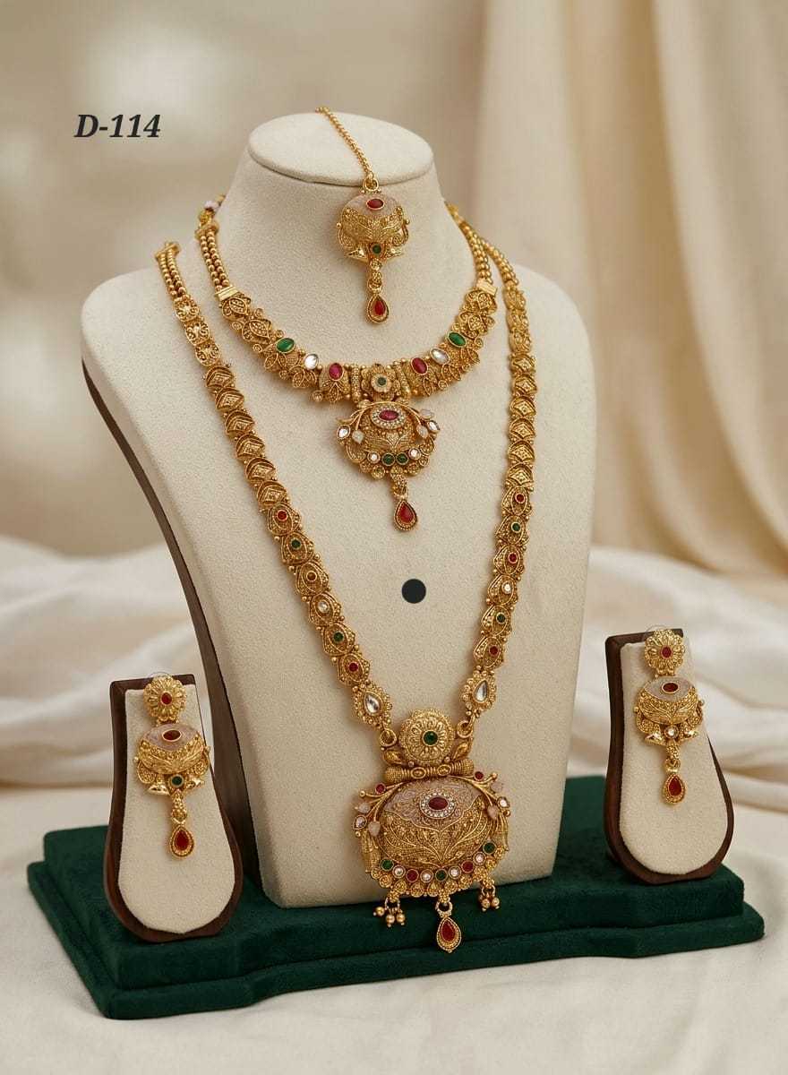YNF Wholesale Alloy Fancy Mala Necklaces KESH193 221 | Surat Manufacturer