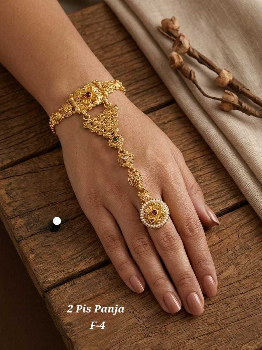 YNF Wholesale Alloy Hand Harness (Haath phool) KESH193 242 | Surat Manufacturer