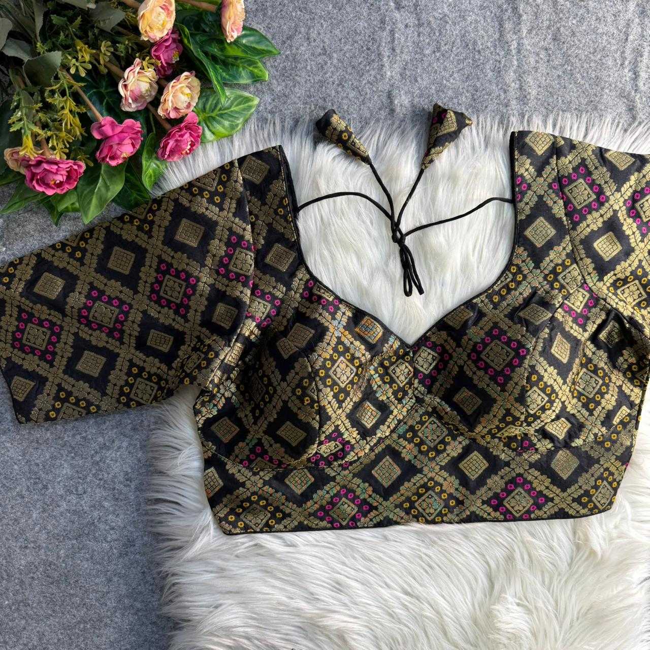 YNF Wholesale Banarasi Soft Silk Printed Blouse KESH111 009 | Surat Manufacturer