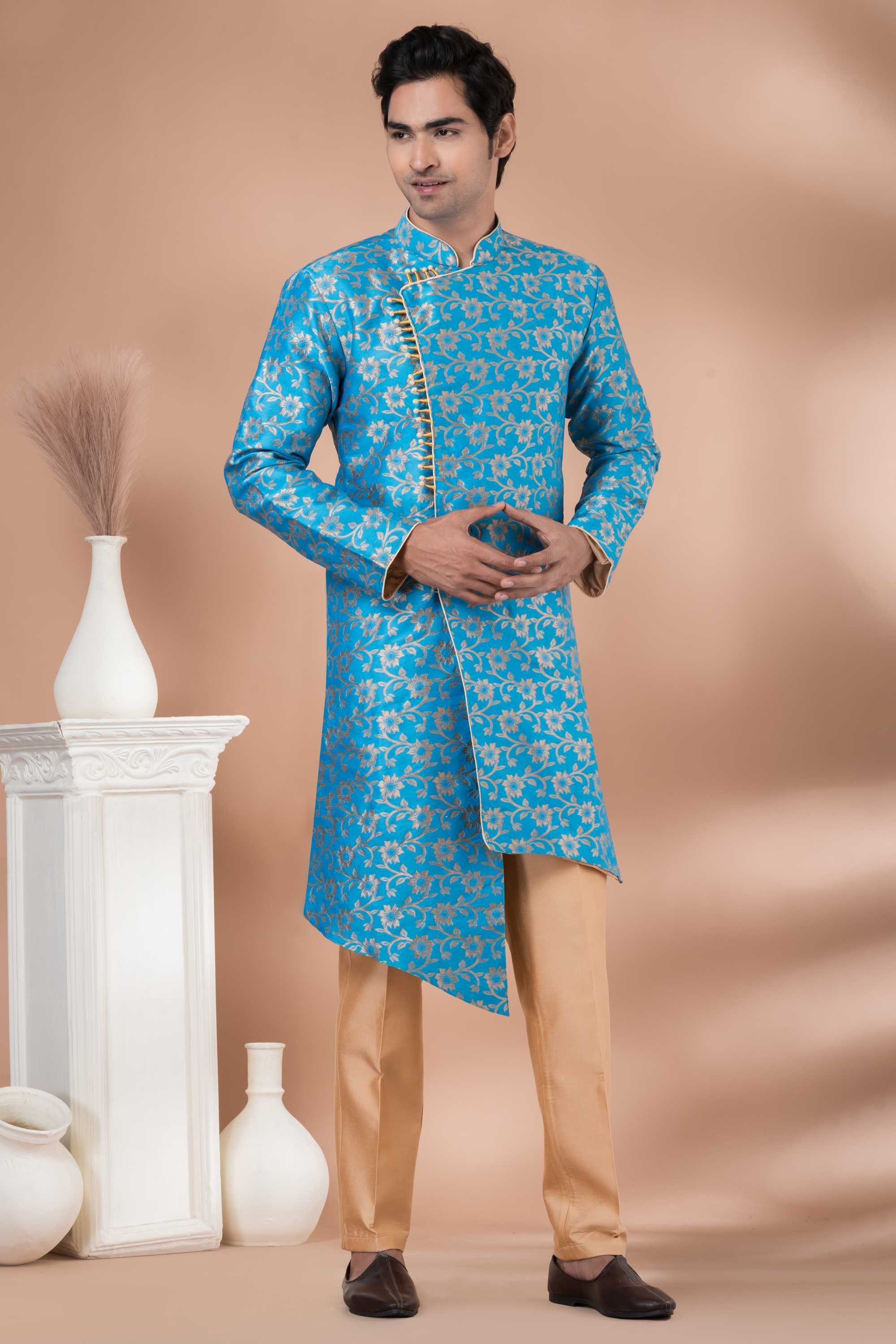 YNF Wholesale Banarasi Soft Silk Indo Western RIN223 Series 1702 to 1722 | Surat Manufacturer