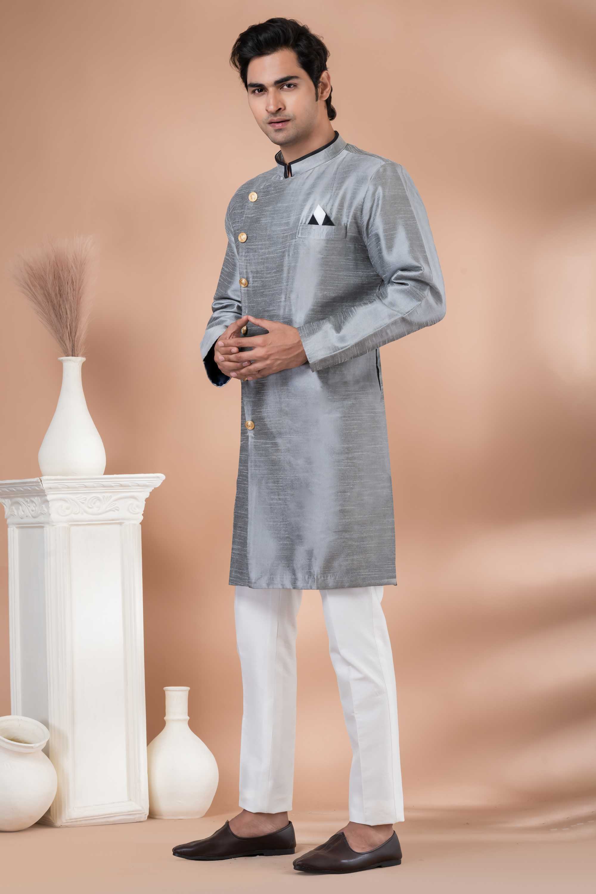 YNF Wholesale Banarasi Soft Silk Indo Western RIN223 Series 1702 to 1722 | Surat Manufacturer