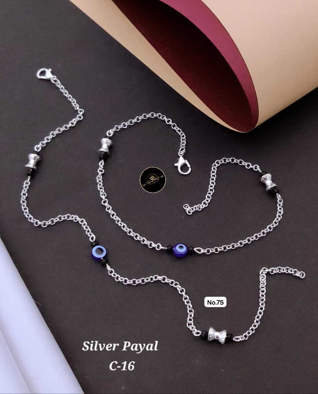 YNF Wholesale Brass Silver Payal KESH127 035 | Surat Manufacturer