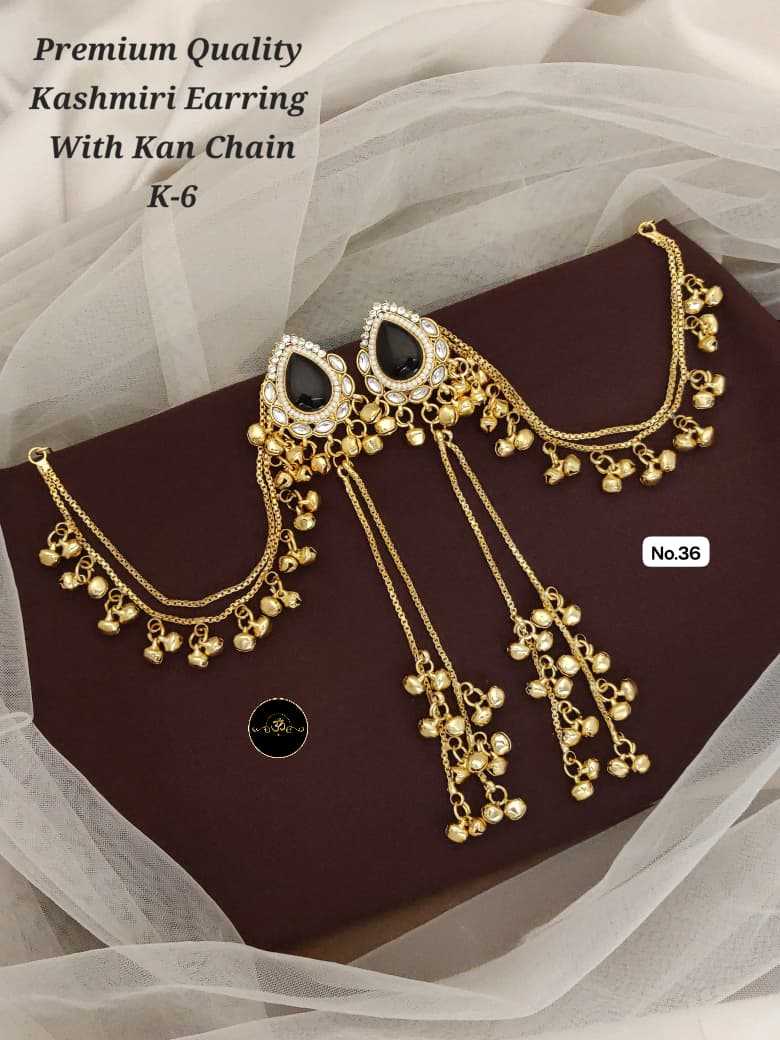 YNF Wholesale Brass Long Earrings KESH127 036 | Surat Manufacturer