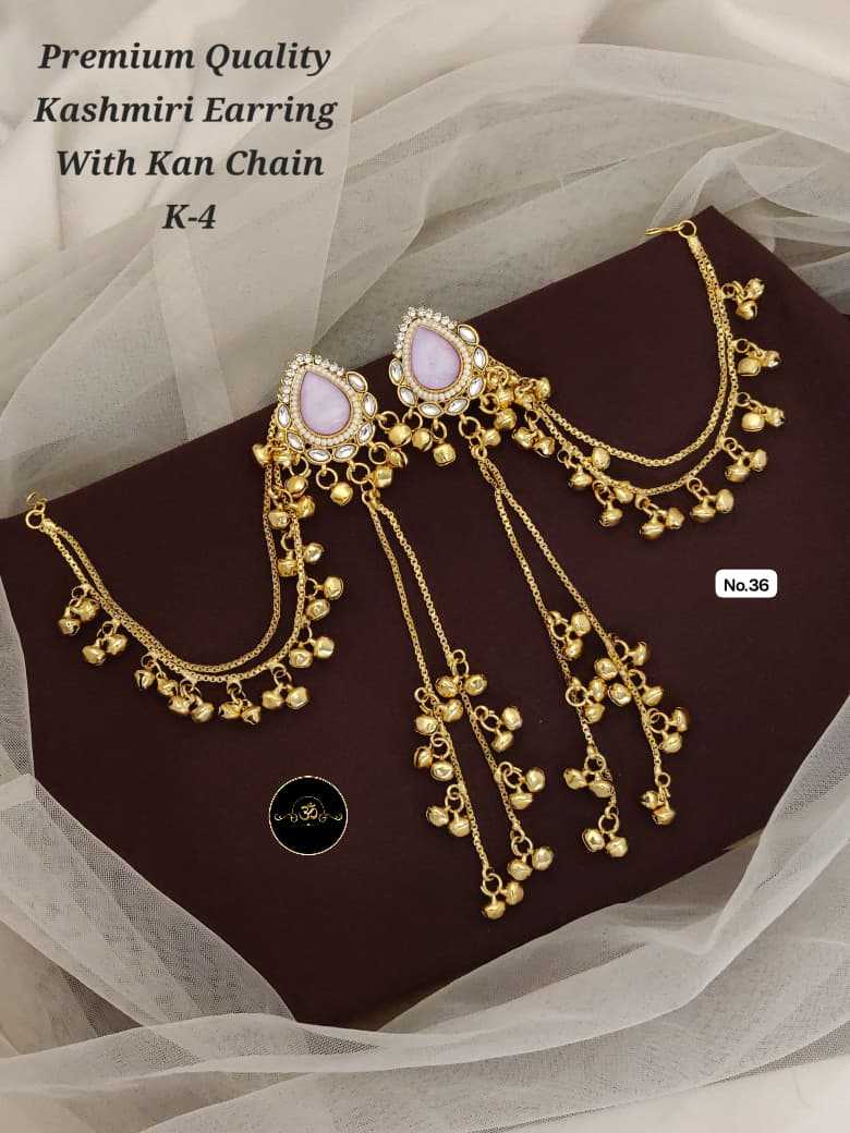 YNF Wholesale Brass Long Earrings KESH127 036 | Surat Manufacturer