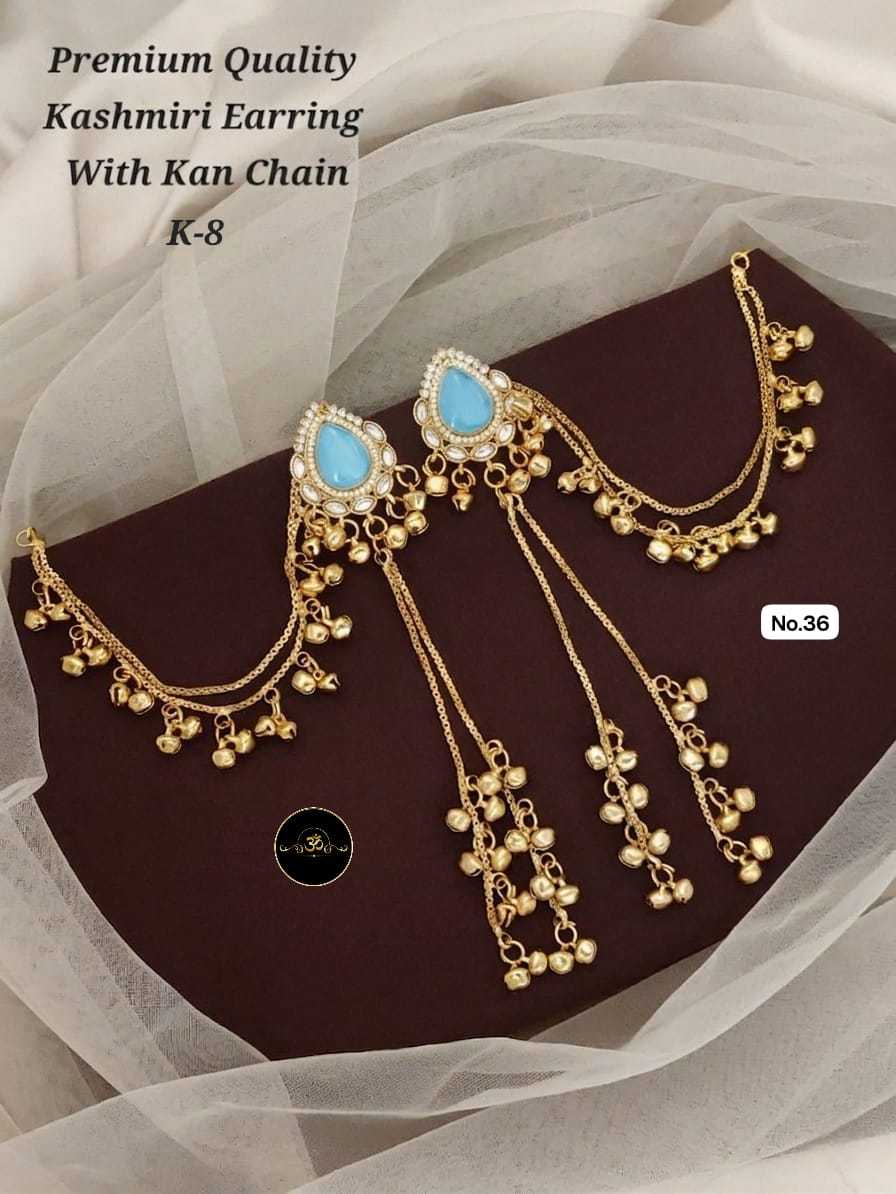 YNF Wholesale Brass Long Earrings KESH127 036 | Surat Manufacturer