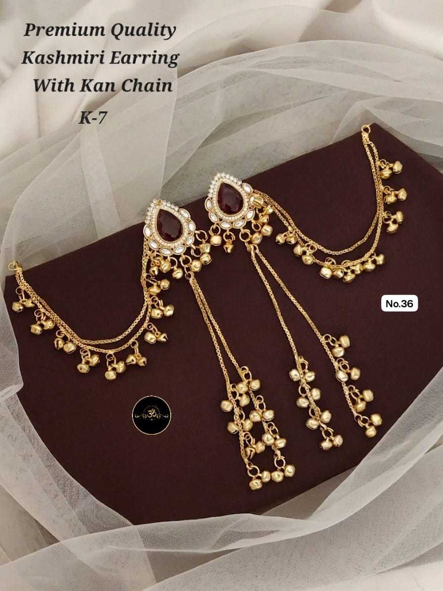 YNF Wholesale Brass Long Earrings KESH127 036 | Surat Manufacturer