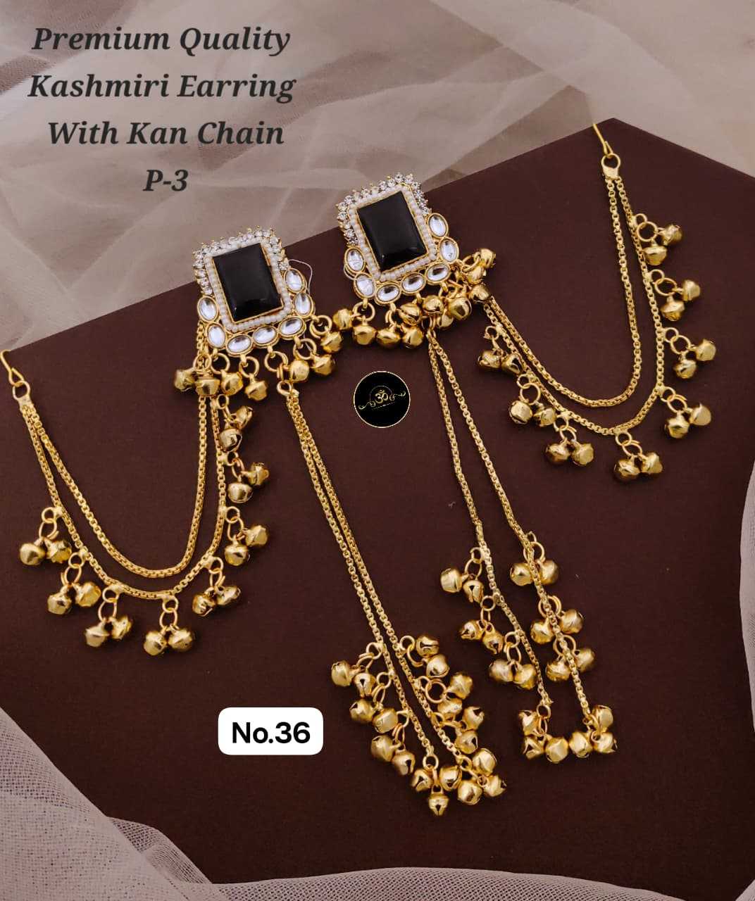 YNF Wholesale Brass Long Earrings KESH127 036 | Surat Manufacturer