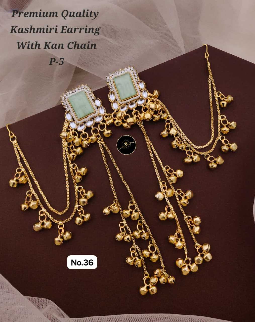 YNF Wholesale Brass Long Earrings KESH127 036 | Surat Manufacturer
