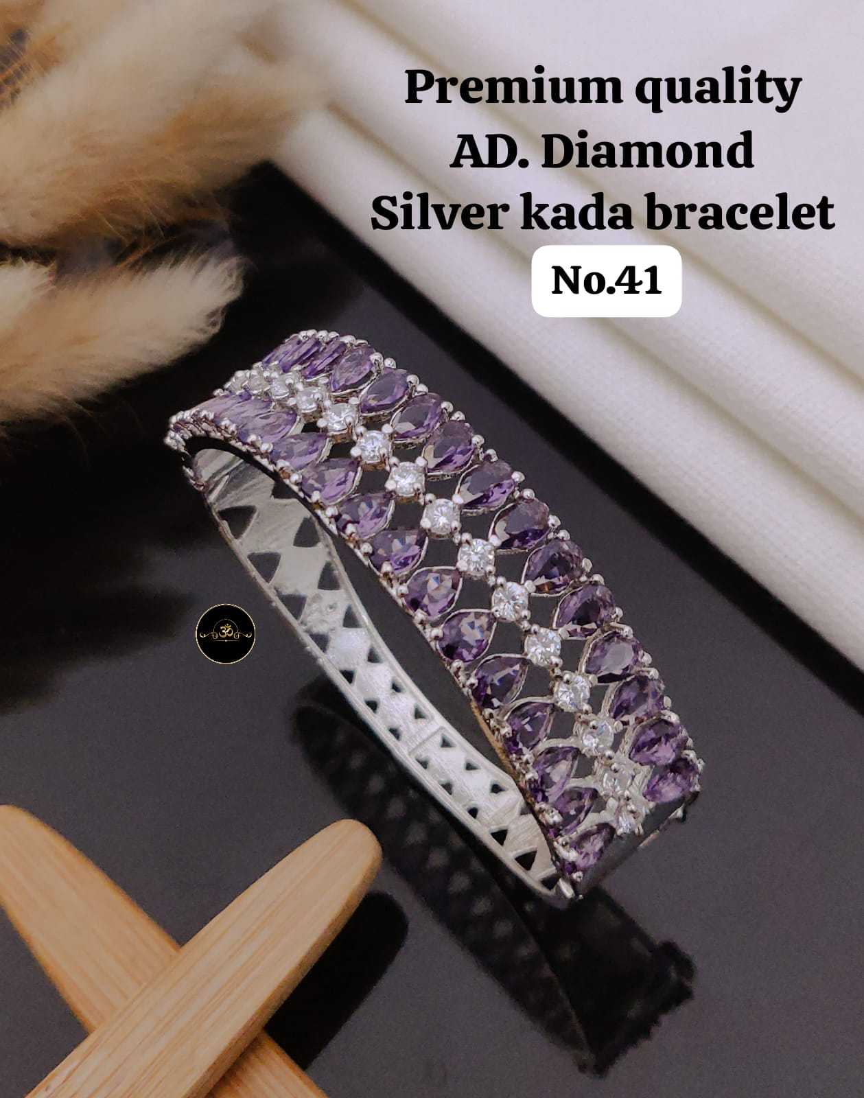 YNF Wholesale Brass AD Diamond Bracelet KESH127 039 | Surat Manufacturer