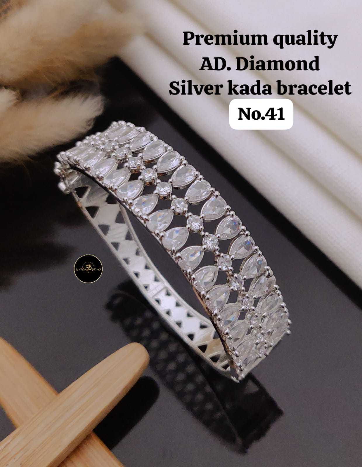 YNF Wholesale Brass AD Diamond Bracelet KESH127 039 | Surat Manufacturer
