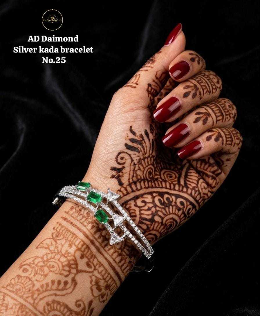 YNF Wholesale Brass AD Diamond Bracelet KESH127 040 | Surat Manufacturer