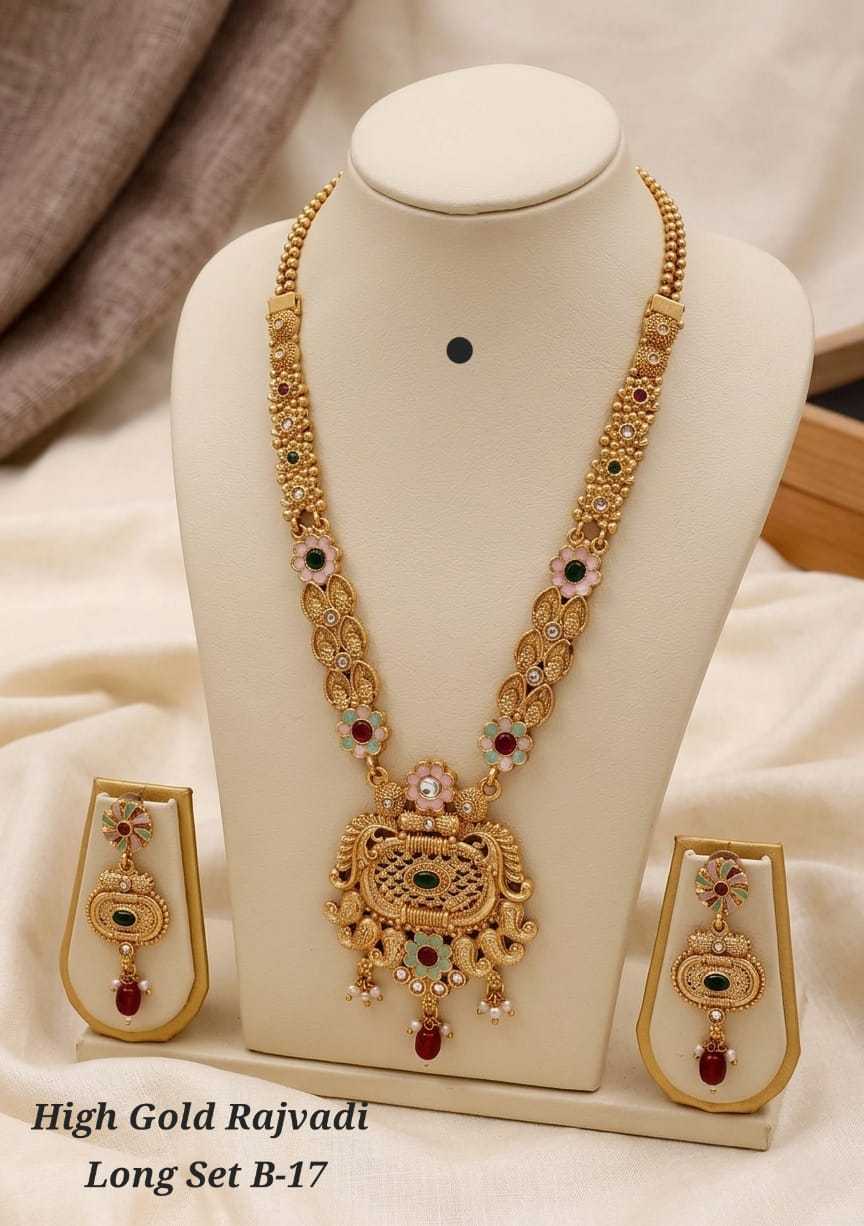 YNF Wholesale Brass Necklaces Set KESH193 244 | Surat Manufacturer