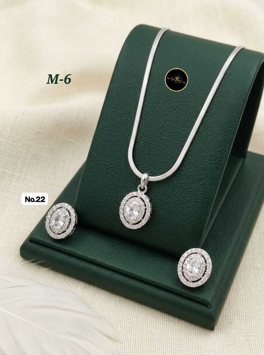YNF Wholesale Brass AD Diamond Necklace KESH127 009 | Surat Manufacturer
