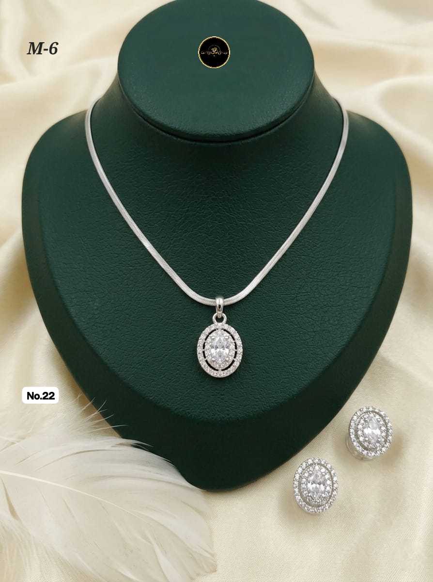 YNF Wholesale Brass AD Diamond Necklace KESH127 009 | Surat Manufacturer