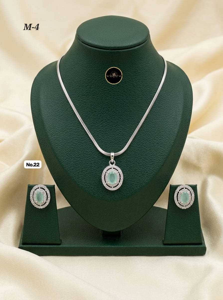 YNF Wholesale Brass AD Diamond Necklace KESH127 009 | Surat Manufacturer