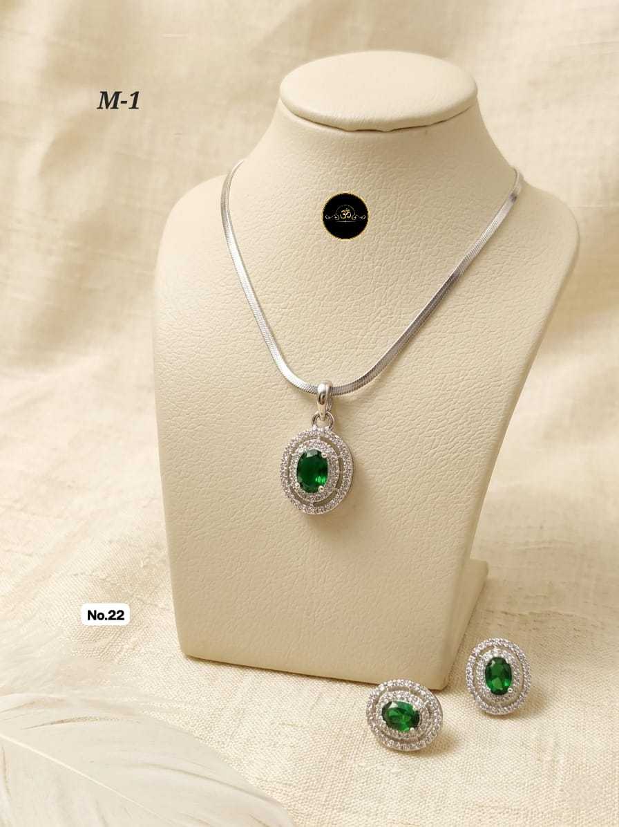 YNF Wholesale Brass AD Diamond Necklace KESH127 009 | Surat Manufacturer